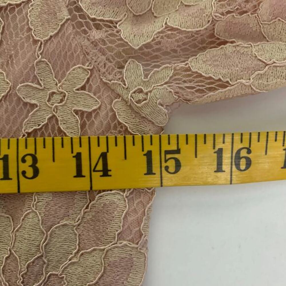 PRETTY LITTLE THING Dress Midi Bodycon Lace Sheer Sleeve Cocktail Sexy Wedding - Picture 15 of 16